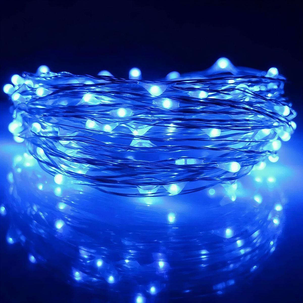 LED Fairy String Lights Battery Operated with Flexible Wire and Multiple Light Modes