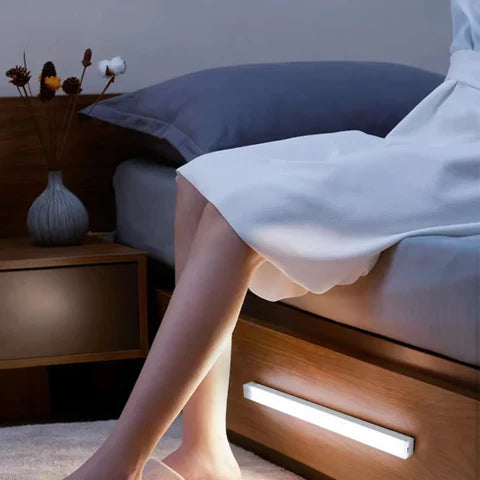 LED Light Bar with Motion Sensor Wireless Rechargeable Cabinet Light