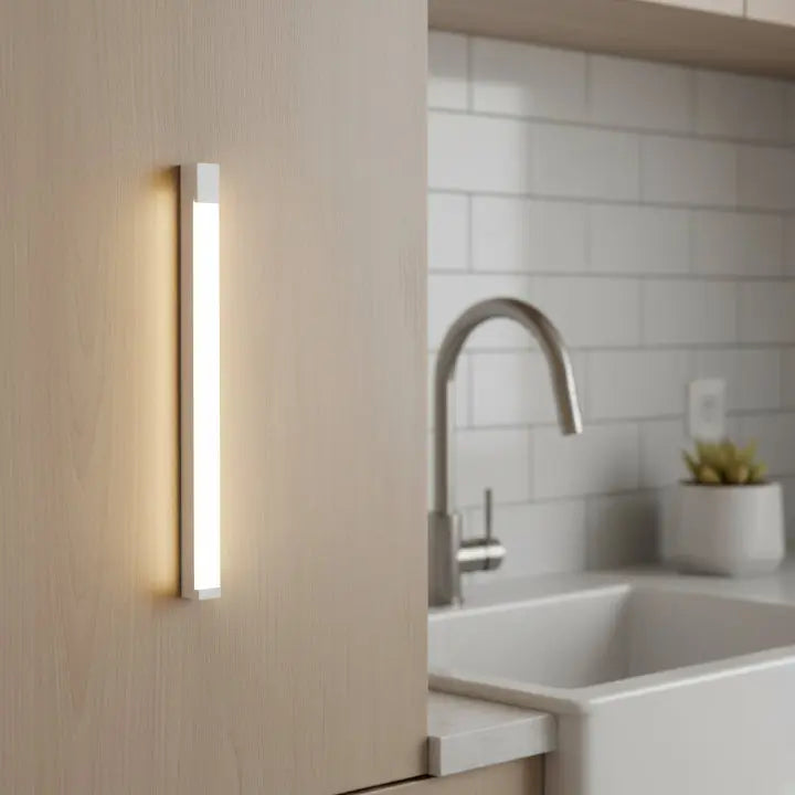 LED Light Bar with Motion Sensor Wireless Rechargeable Cabinet Light