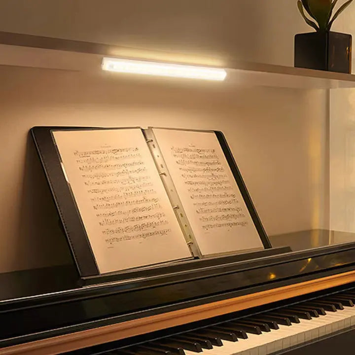 LED Light Bar with Motion Sensor Wireless Rechargeable Cabinet Light