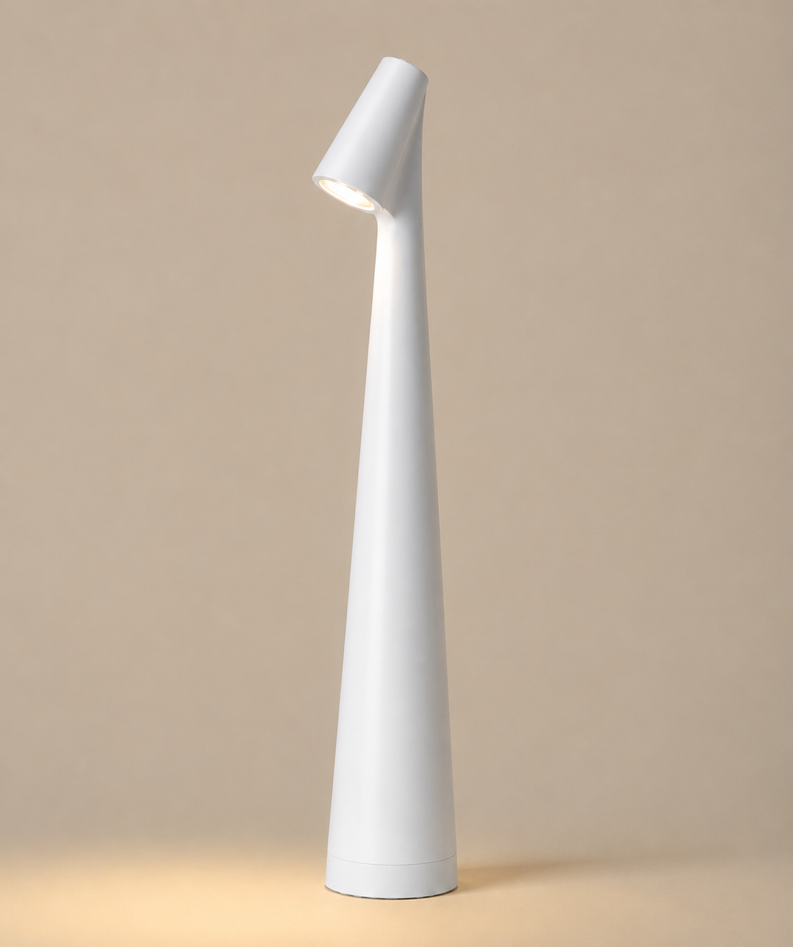 LED Table Lamp Minimalist Dimmable Wireless Rechargeable with Adjustable Light