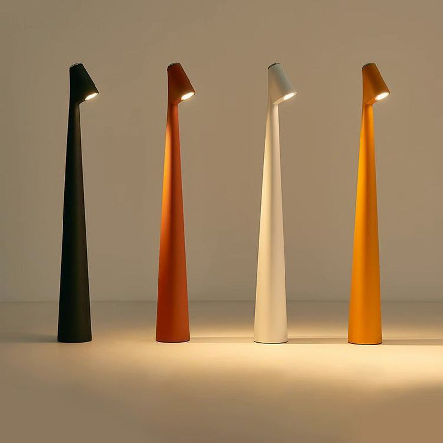 LED Table Lamp Minimalist Dimmable Wireless Rechargeable with Adjustable Light