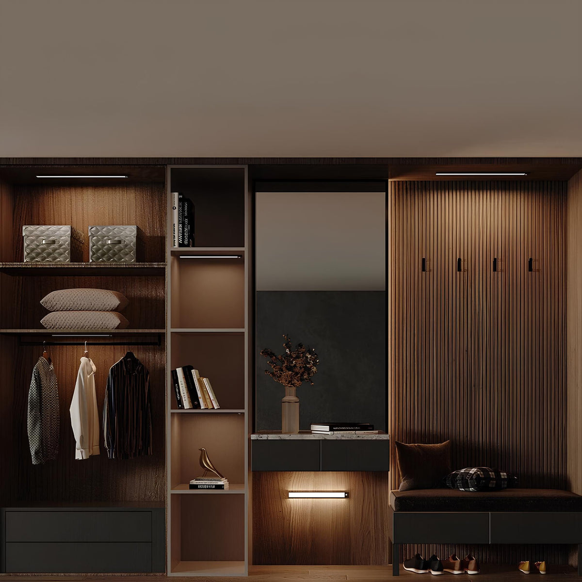 LED Under Cabinet Light with Motion Sensor