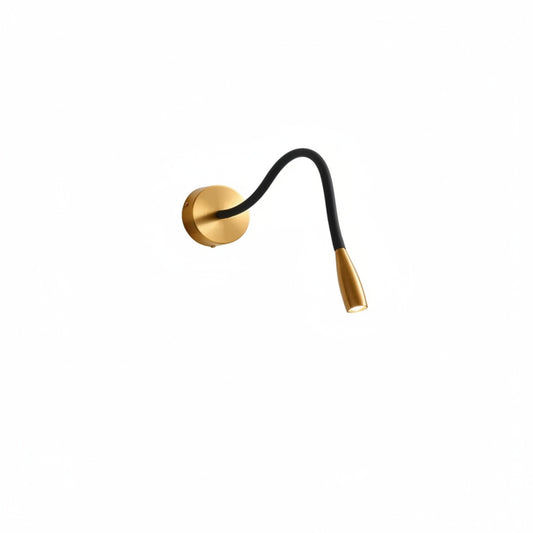 LED Wall Lamp Modern with Flexible Arm and Integrated Reading Light