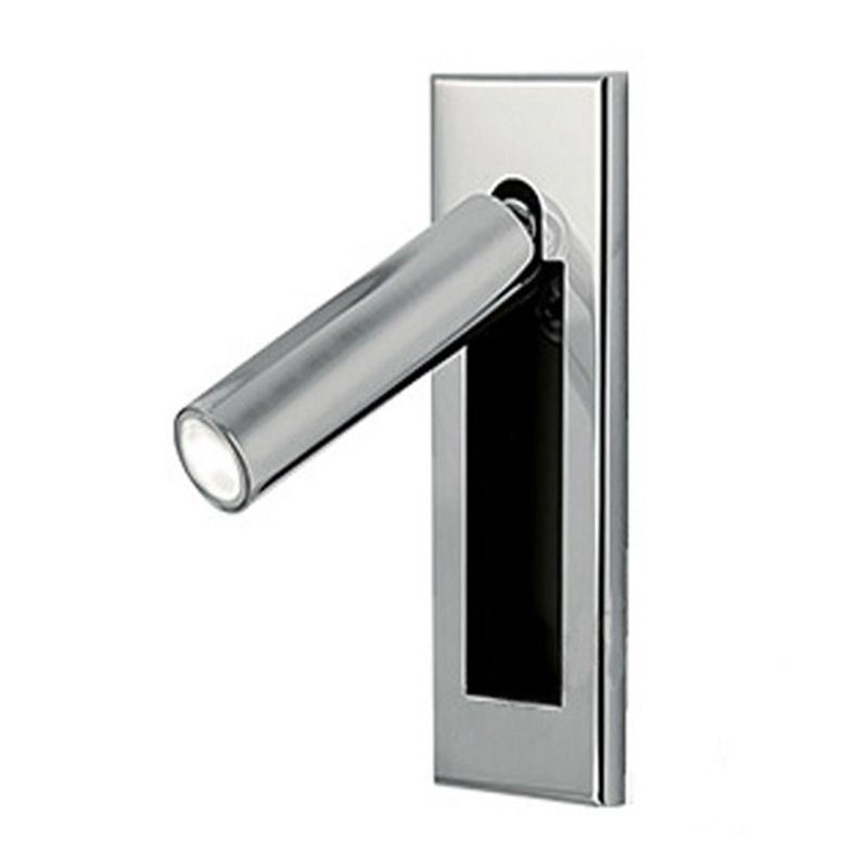 LED Wall Reading Lamp Modern Minimalist with Adjustable Spotlight and Hardwired Install