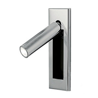 LED Wall Reading Lamp Modern Minimalist with Adjustable Spotlight and Hardwired Install