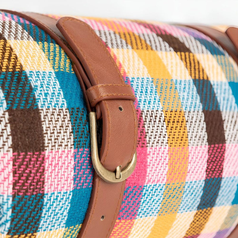 Lightweight Waterproof Picnic Mat with Carry Handle and Buckle Straps
