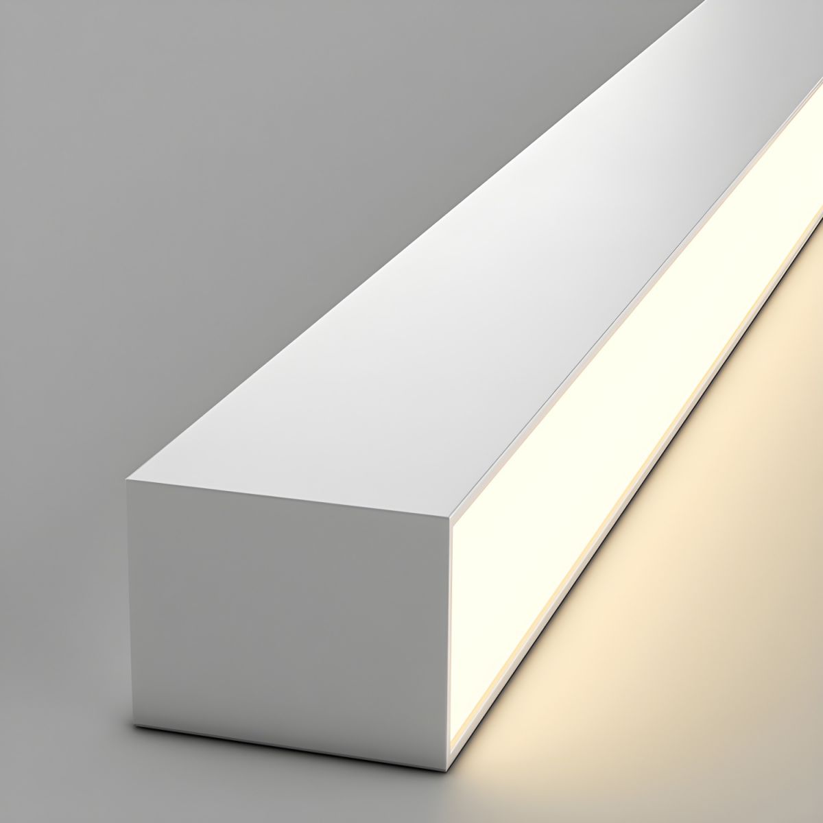 Linear LED Ceiling Light Minimalist Flush Mount with Tri-Colour and Dual Installation