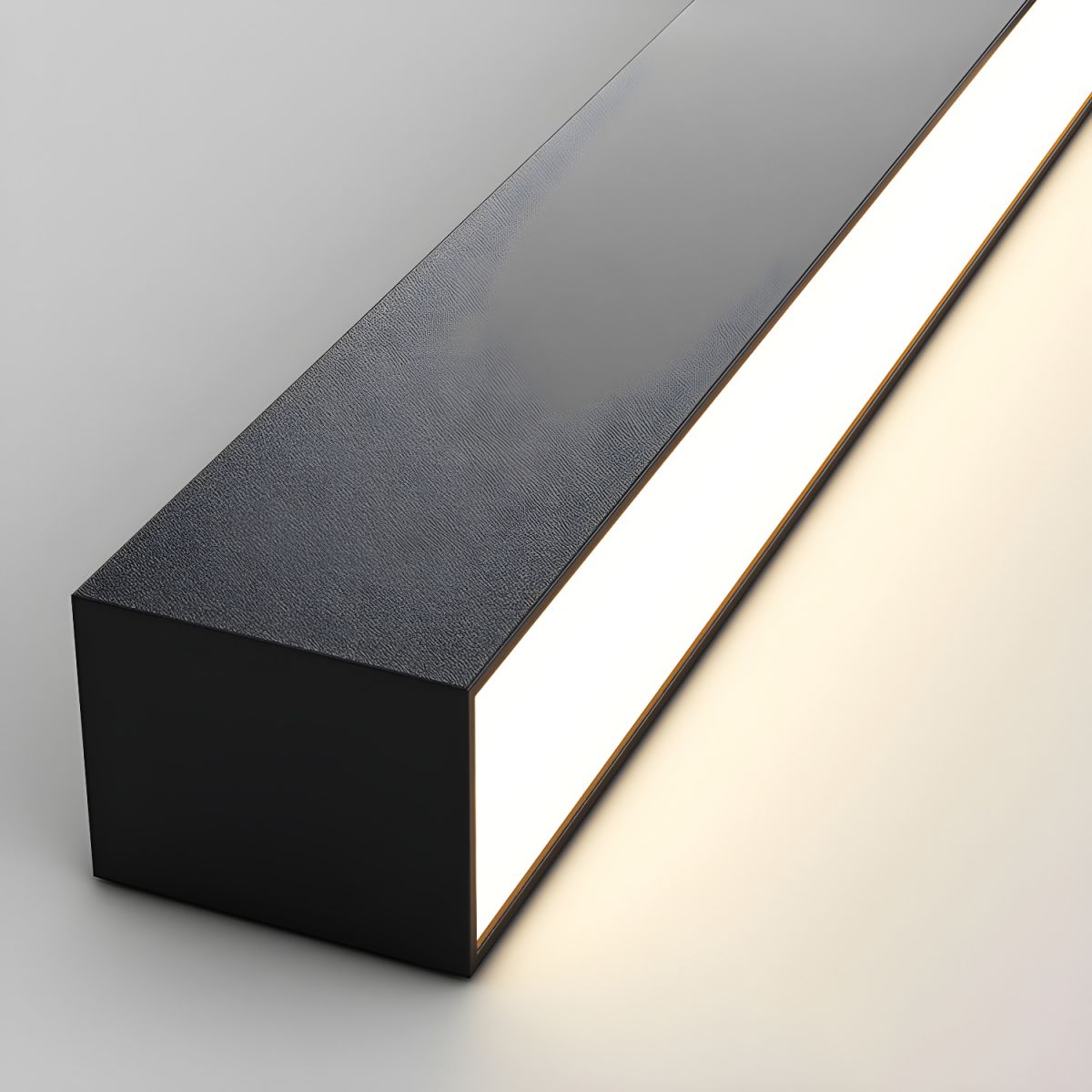 Linear LED Ceiling Light Minimalist Flush Mount with Tri-Colour and Dual Installation