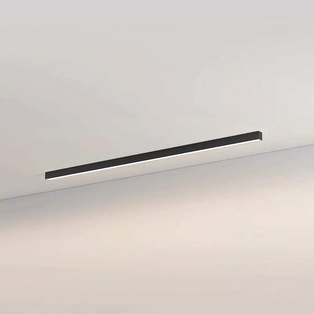 Linear LED Ceiling Light Minimalist Flush Mount with Tri-Colour and Dual Installation