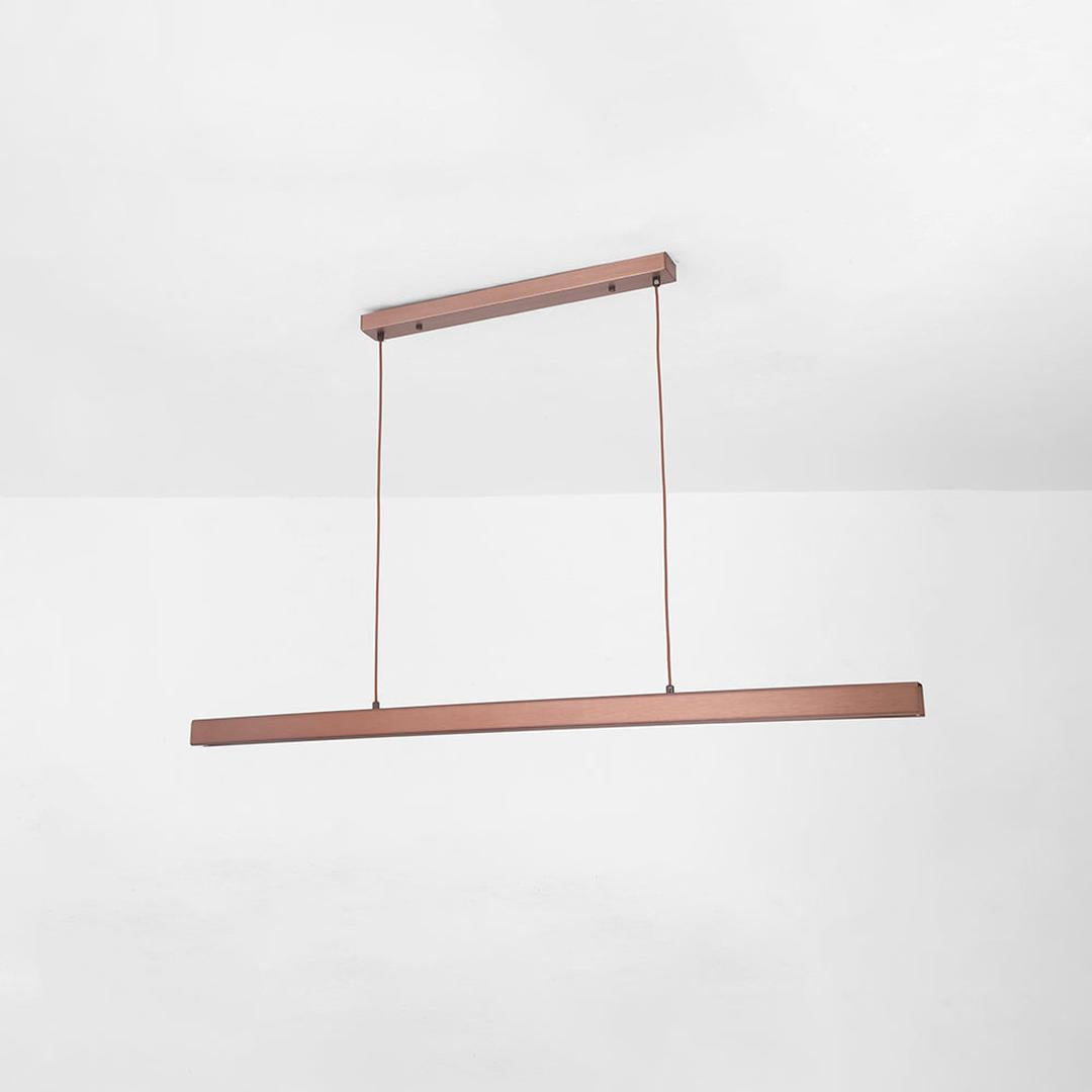 Linear LED Pendant Lamp Minimalist with Integrated LED and Adjustable Length