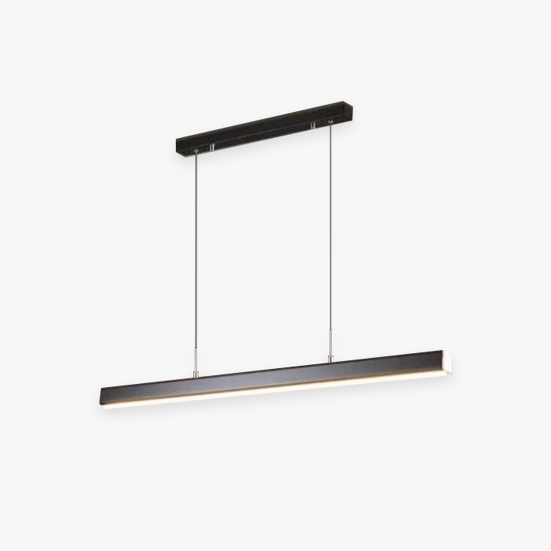 Linear LED Pendant Lamp Minimalist with Integrated LED and Adjustable Length
