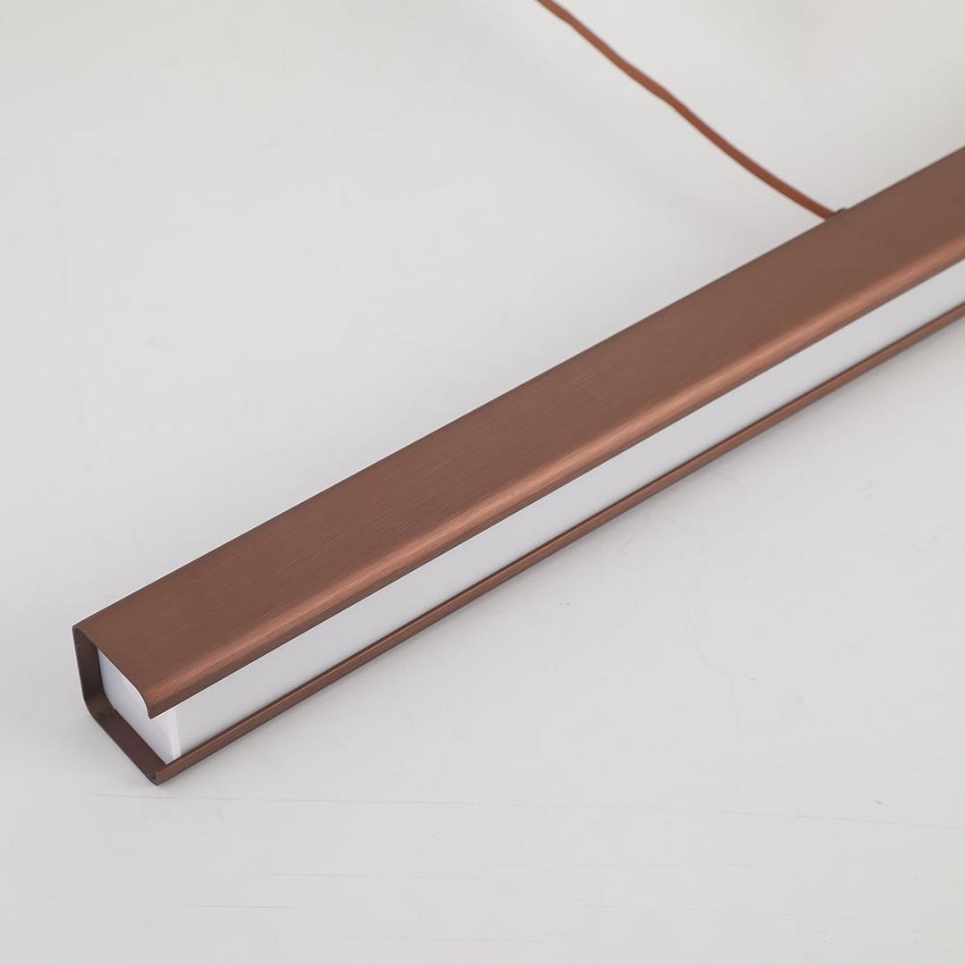 Linear LED Pendant Lamp Minimalist with Integrated LED and Adjustable Length