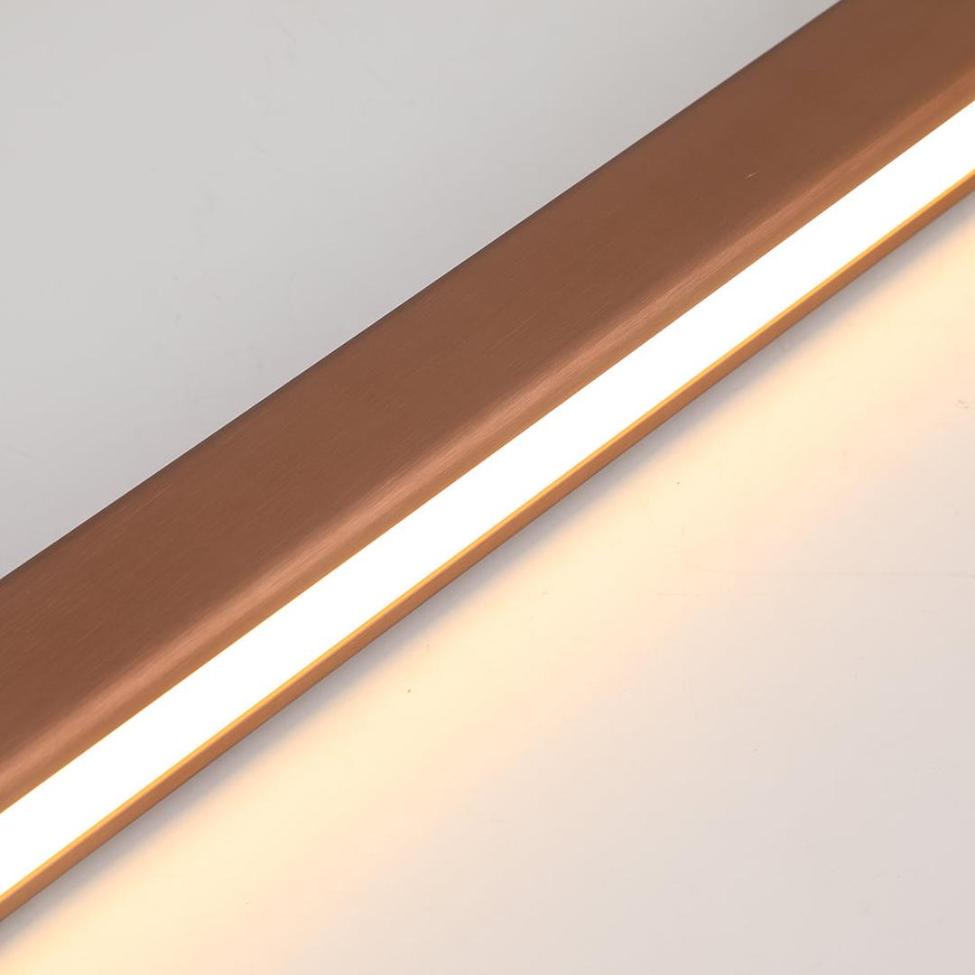 Linear LED Pendant Lamp Minimalist with Integrated LED and Adjustable Length