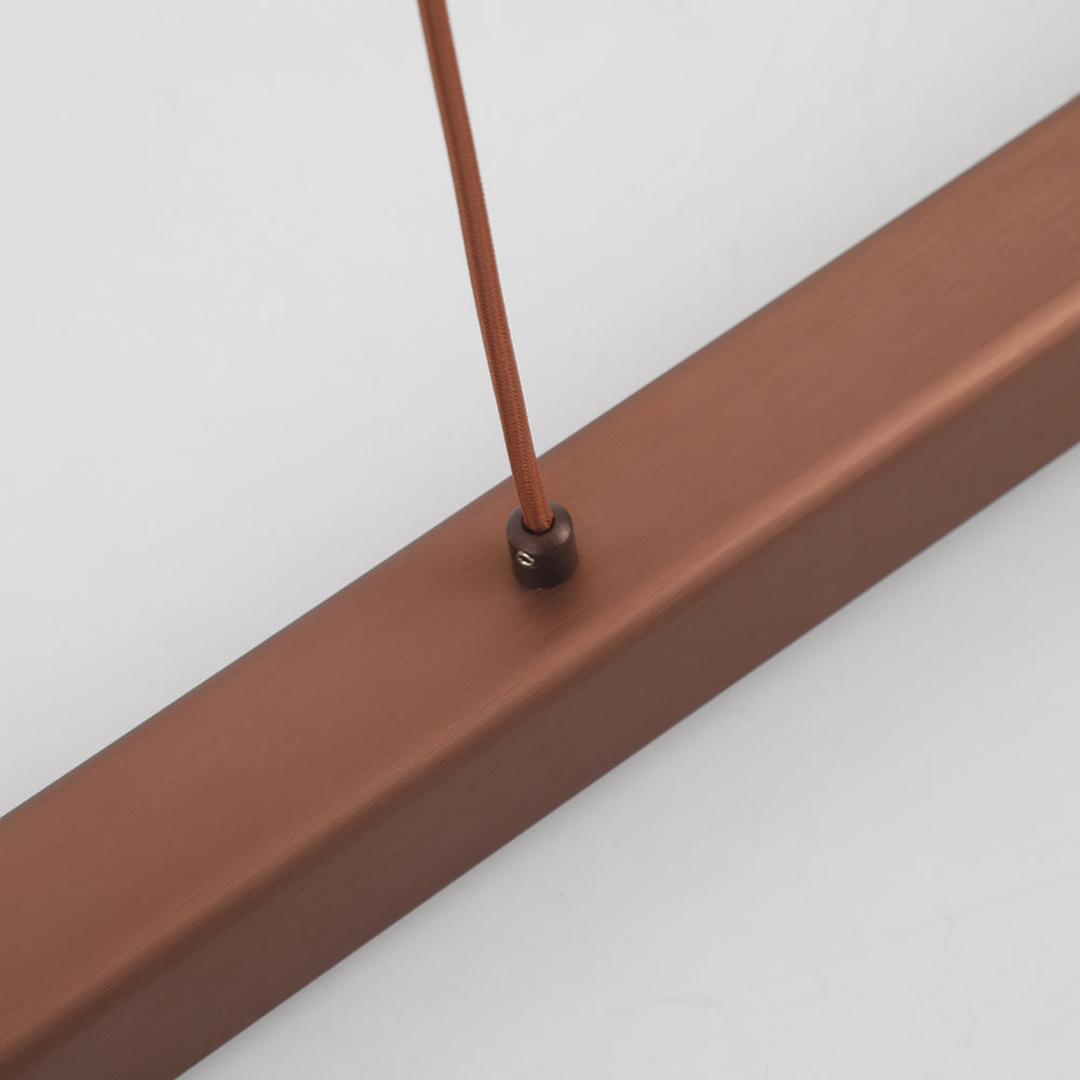 Linear LED Pendant Lamp Minimalist with Integrated LED and Adjustable Length