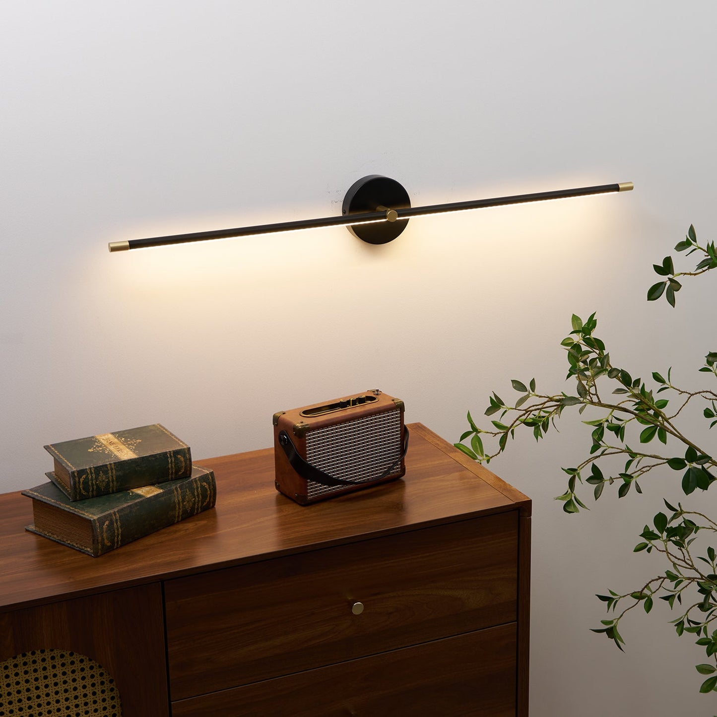 Linear LED Wall Lamp Minimalist Vanity and Picture Light with Integrated LED