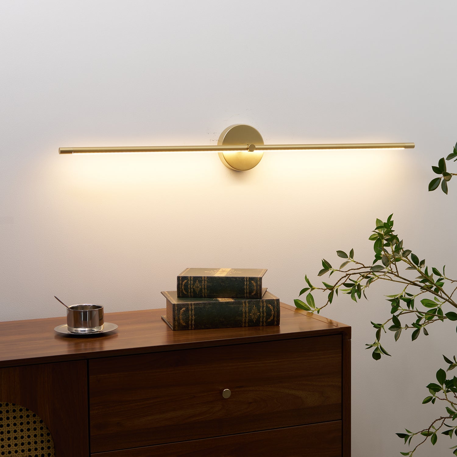 Linear LED Wall Lamp Minimalist Vanity and Picture Light with Integrated LED