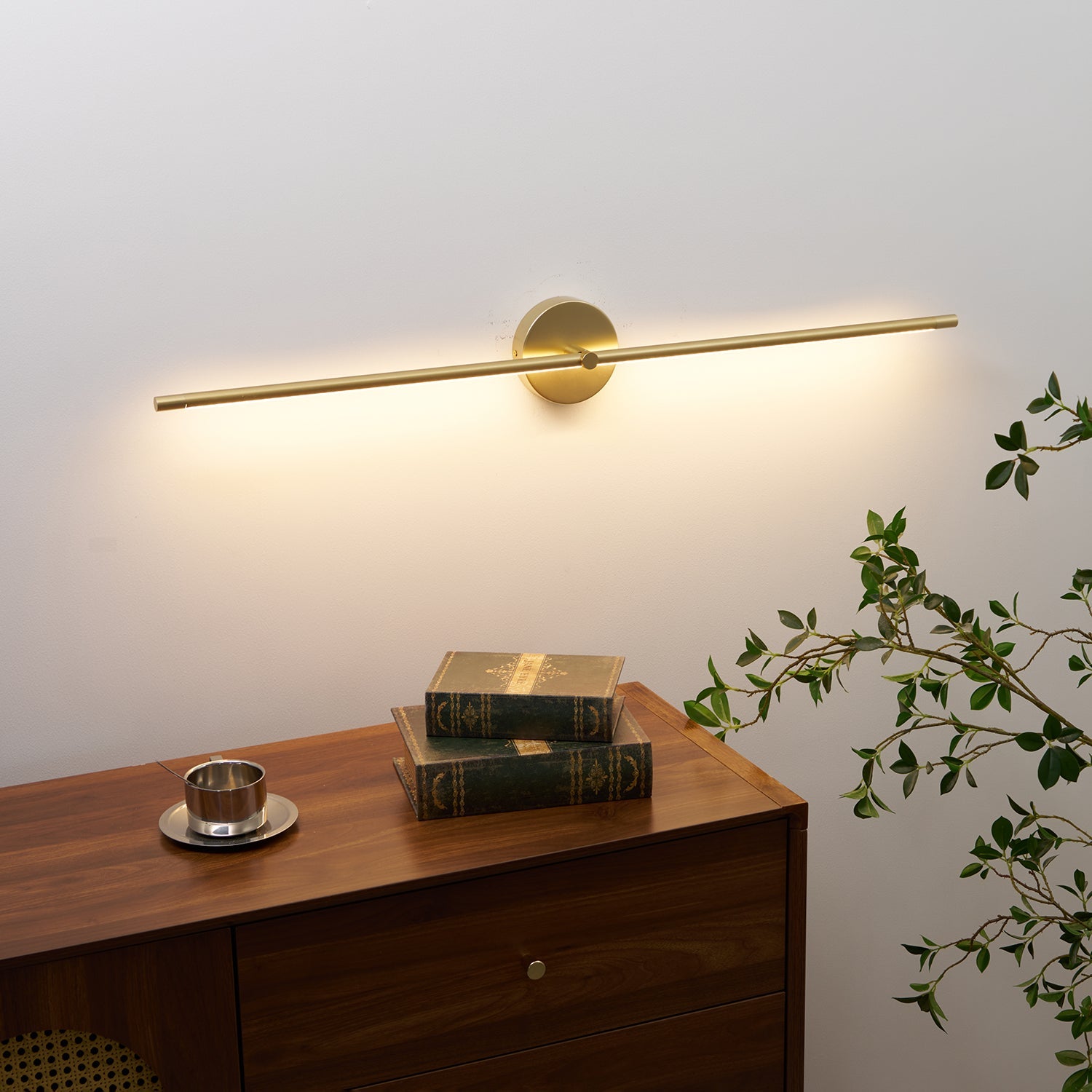 Linear LED Wall Lamp Minimalist Vanity and Picture Light with Integrated LED