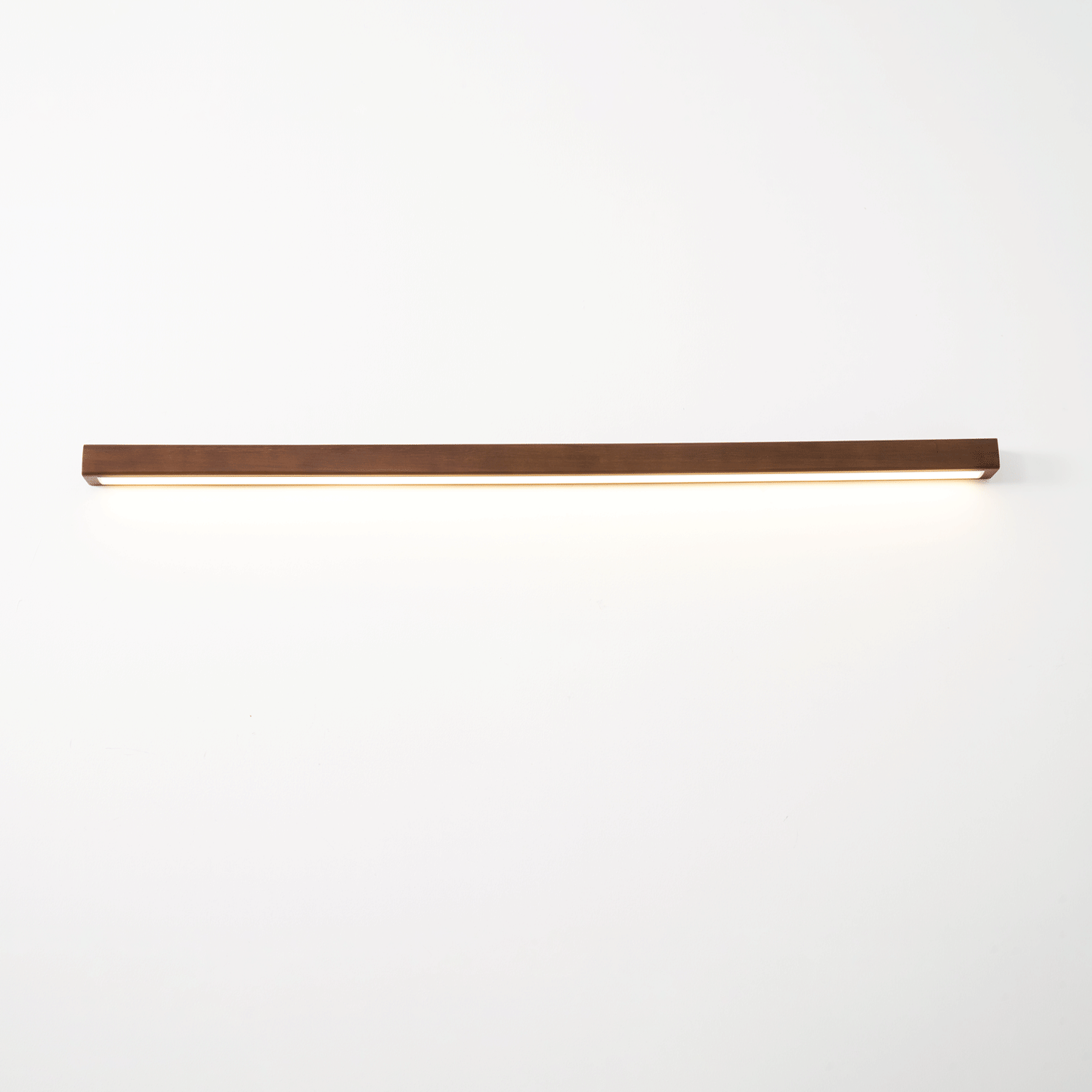 Linear Wood Wall Light Scandinavian with Dual-Mount Design and Integrated LED