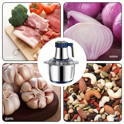 Meat Grinder and Vegetable Chopper Food Processor with Six Blades