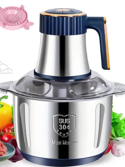 Meat Grinder and Vegetable Chopper Food Processor with Six Blades
