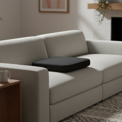 Memory Foam Seat Cushion with Non-Slip Base and Removable Cover