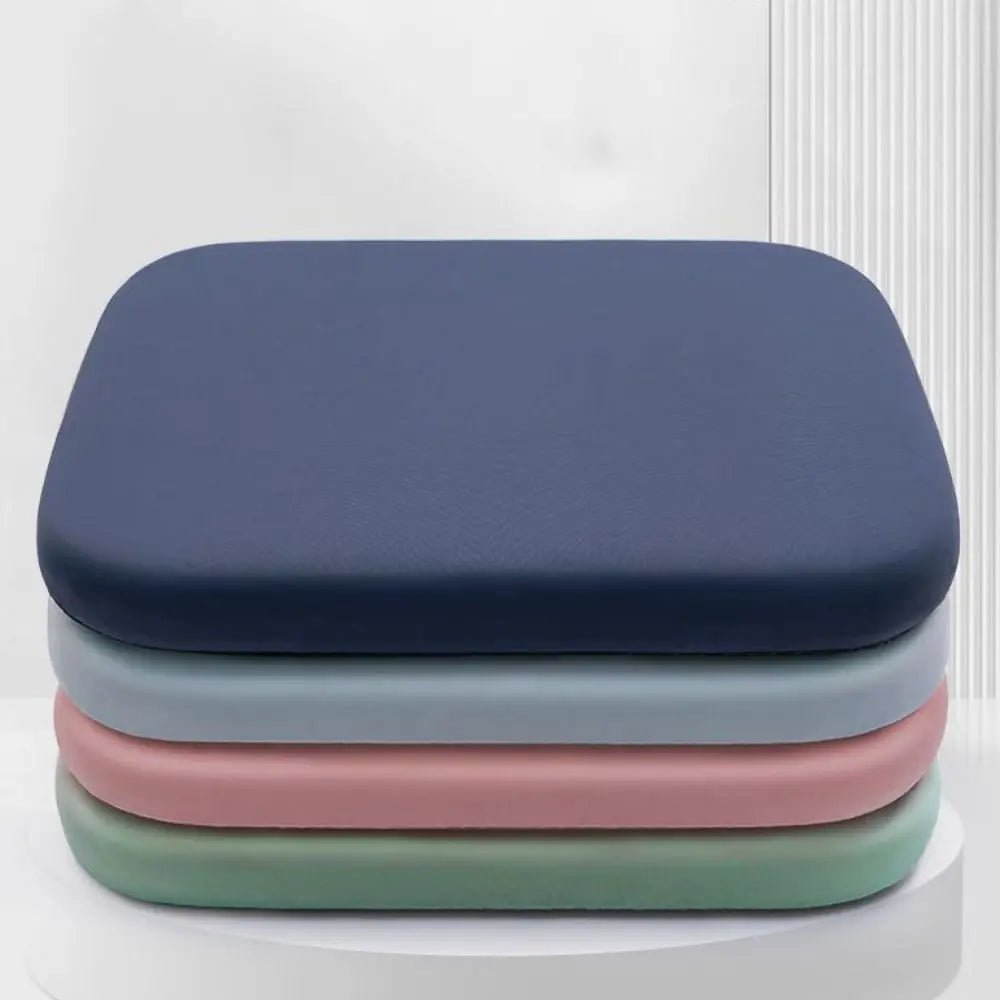 Memory Foam Seat Cushion with Non-Slip Base and Removable Cover