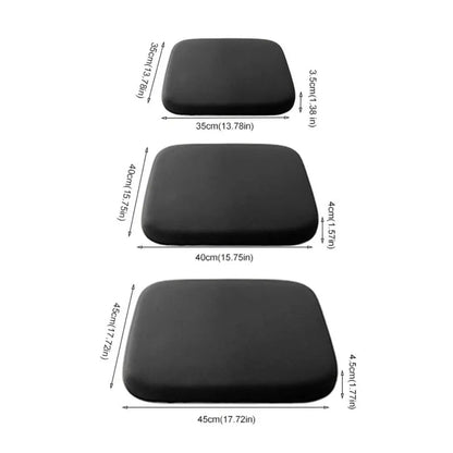 Memory Foam Seat Cushion with Non-Slip Base and Removable Cover