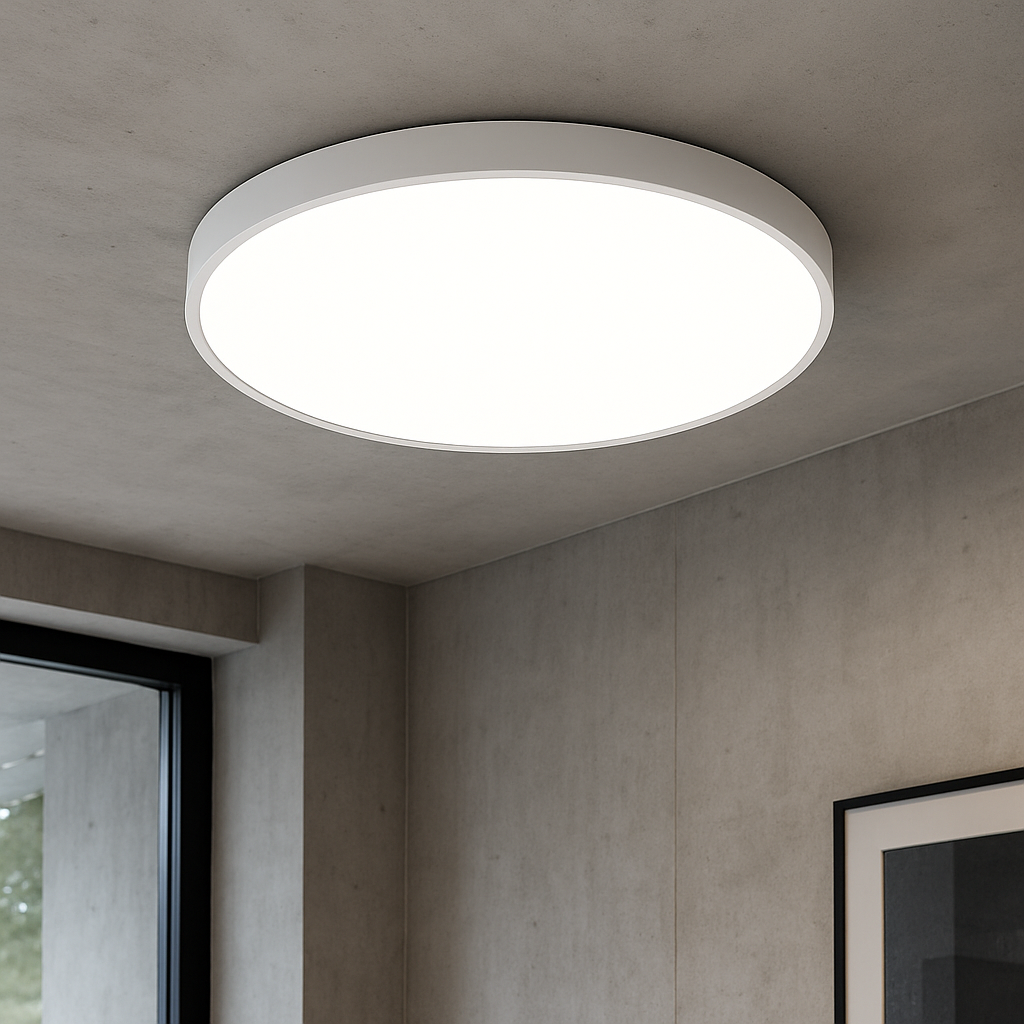 Minimalist Ceiling Light with Ultra-Slim Round Profile