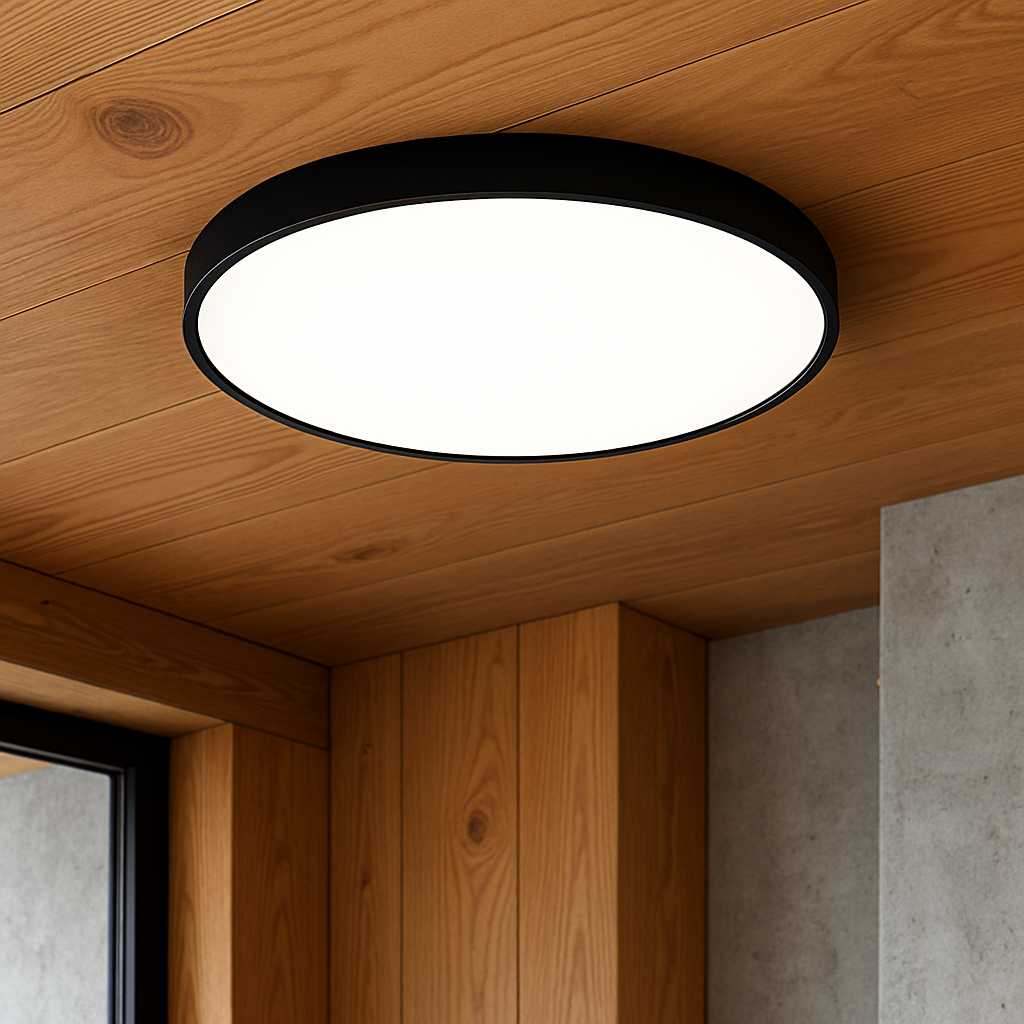 Minimalist Ceiling Light with Ultra-Slim Round Profile