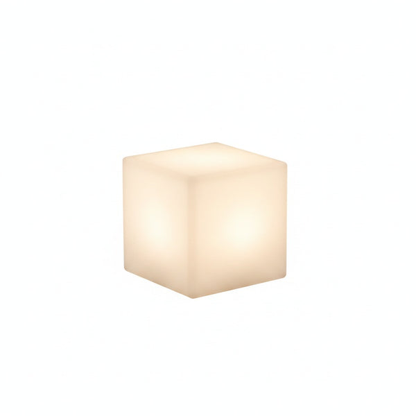 Minimalist LED Table Lamp with Remote Control and Geometric Shape
