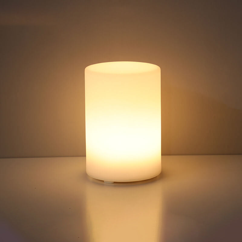 Minimalist LED Table Lamp with Remote Control and Geometric Shape