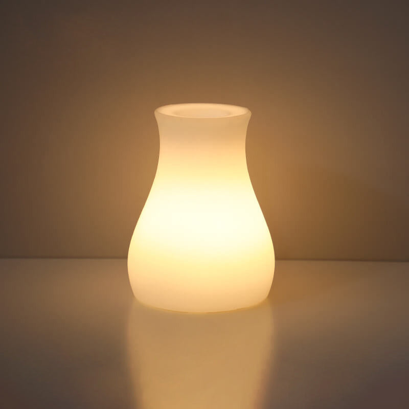 Minimalist LED Table Lamp with Remote Control and Geometric Shape