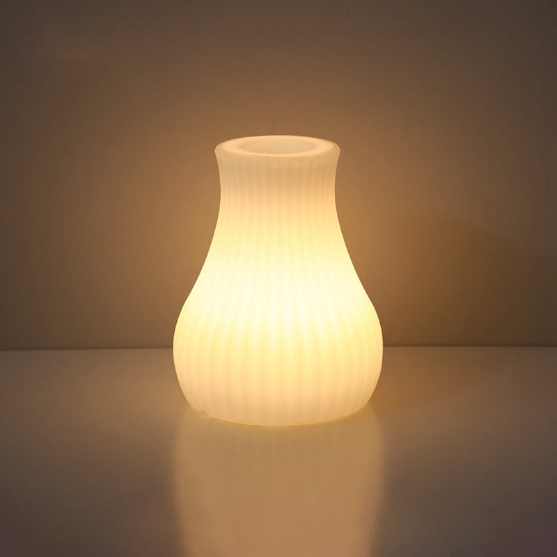 Minimalist LED Table Lamp with Remote Control and Geometric Shape