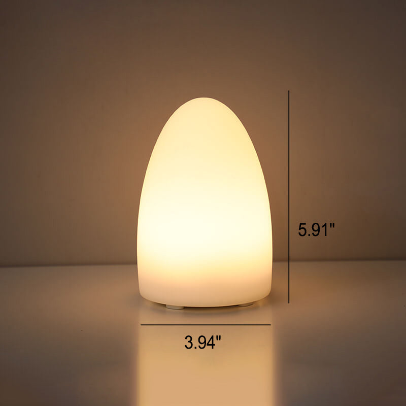 Minimalist LED Table Lamp with Remote Control and Geometric Shape