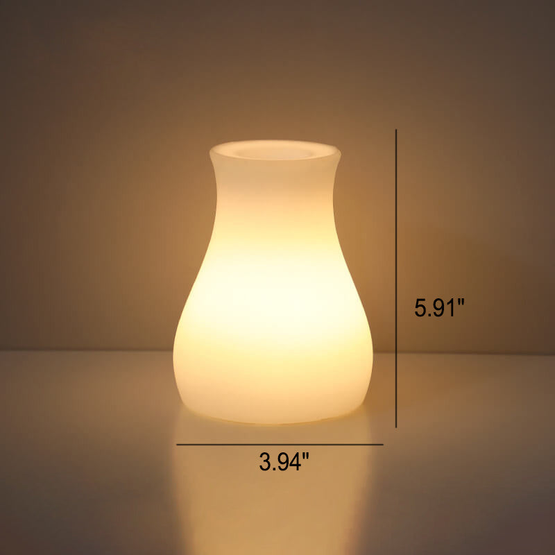 Minimalist LED Table Lamp with Remote Control and Geometric Shape