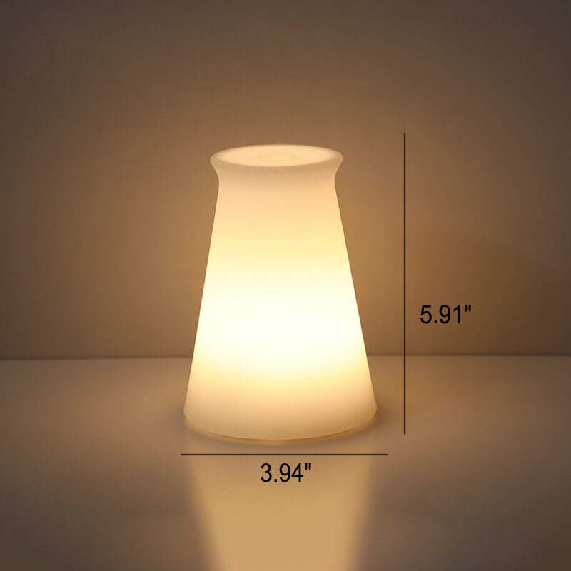 Minimalist LED Table Lamp with Remote Control and Geometric Shape