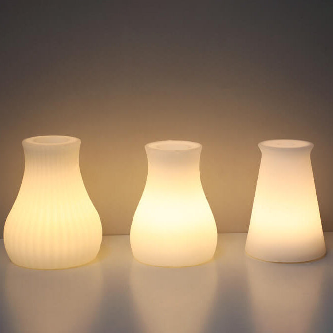 Minimalist LED Table Lamp with Remote Control and Geometric Shape