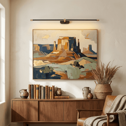 Minimalist Linear Wall Lamp Cordless with Touch Dimming and Remote Control
