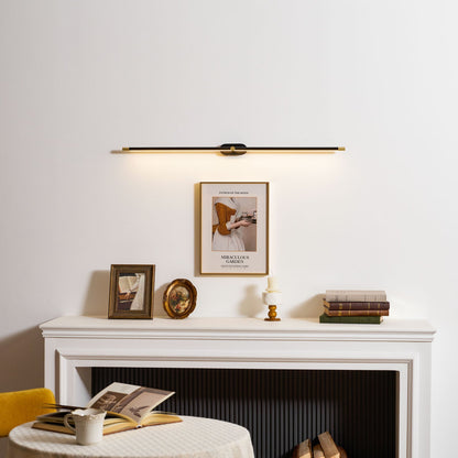 Minimalist Linear Wall Lamp Cordless with Touch Dimming and Remote Control