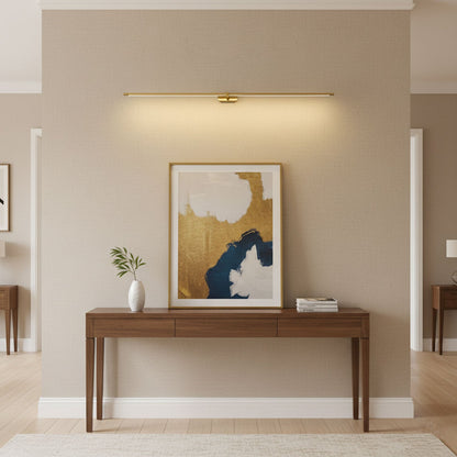 Minimalist Linear Wall Lamp Cordless with Touch Dimming and Remote Control