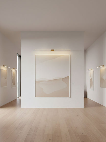 Minimalist Linear Wall Lamp Cordless with Touch Dimming and Remote Control
