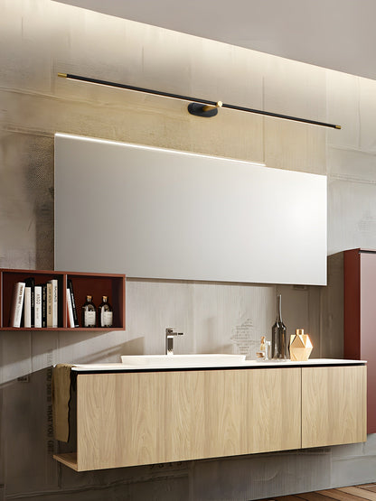 Minimalist Linear Wall Lamp Cordless with Touch Dimming and Remote Control