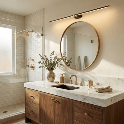 Minimalist Linear Wall Lamp Cordless with Touch Dimming and Remote Control