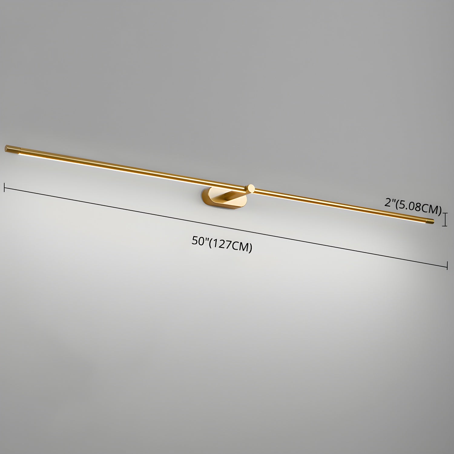 Minimalist Linear Wall Lamp Cordless with Touch Dimming and Remote Control