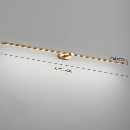 Minimalist Linear Wall Lamp Cordless with Touch Dimming and Remote Control