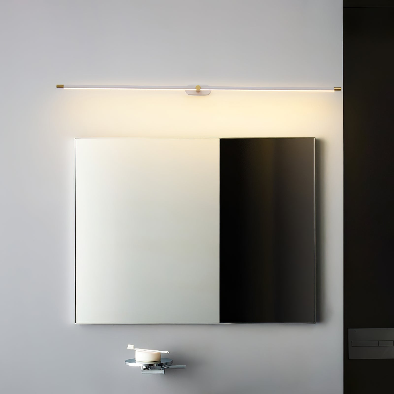 Minimalist Linear Wall Lamp Cordless with Touch Dimming and Remote Control