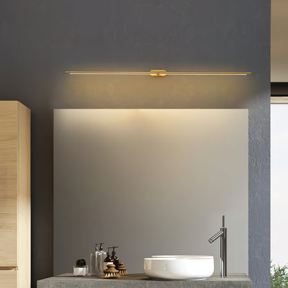Minimalist Linear Wall Lamp Cordless with Touch Dimming and Remote Control
