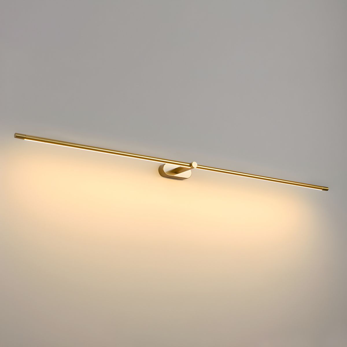Minimalist Linear Wall Lamp Cordless with Touch Dimming and Remote Control