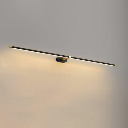Minimalist Linear Wall Lamp Cordless with Touch Dimming and Remote Control